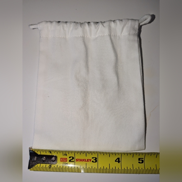 Dior White Drawstring Pouch - Picture 3 of 4